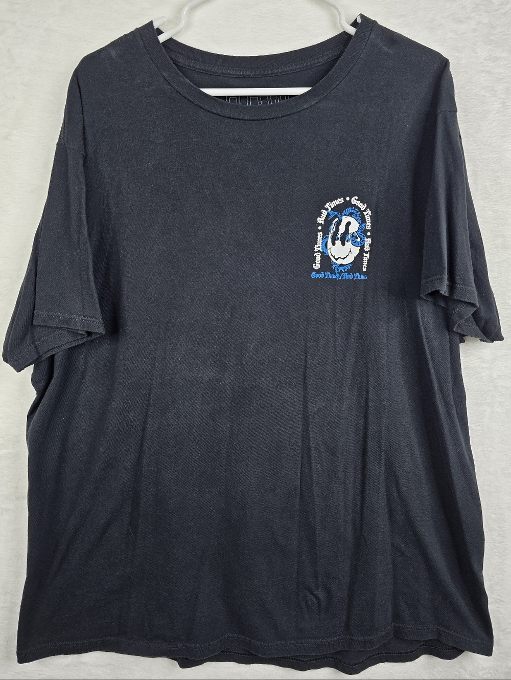 3/$25 SCW Graphic T-Shirt XL Black Skull Snake Streetwear Tee